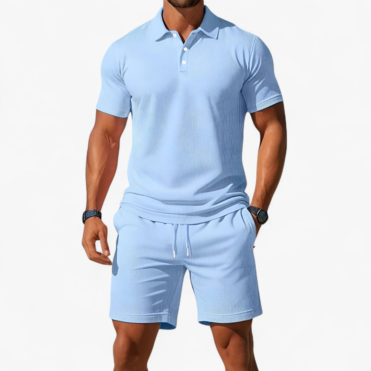 Herren Poloshirt Baumwolle Kurzarm
