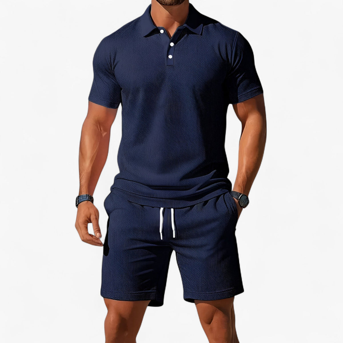 Herren Poloshirt Baumwolle Kurzarm