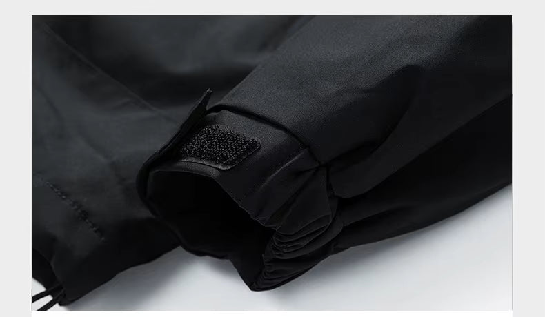Herren Wasserdichte Kapuzen-Windjacke