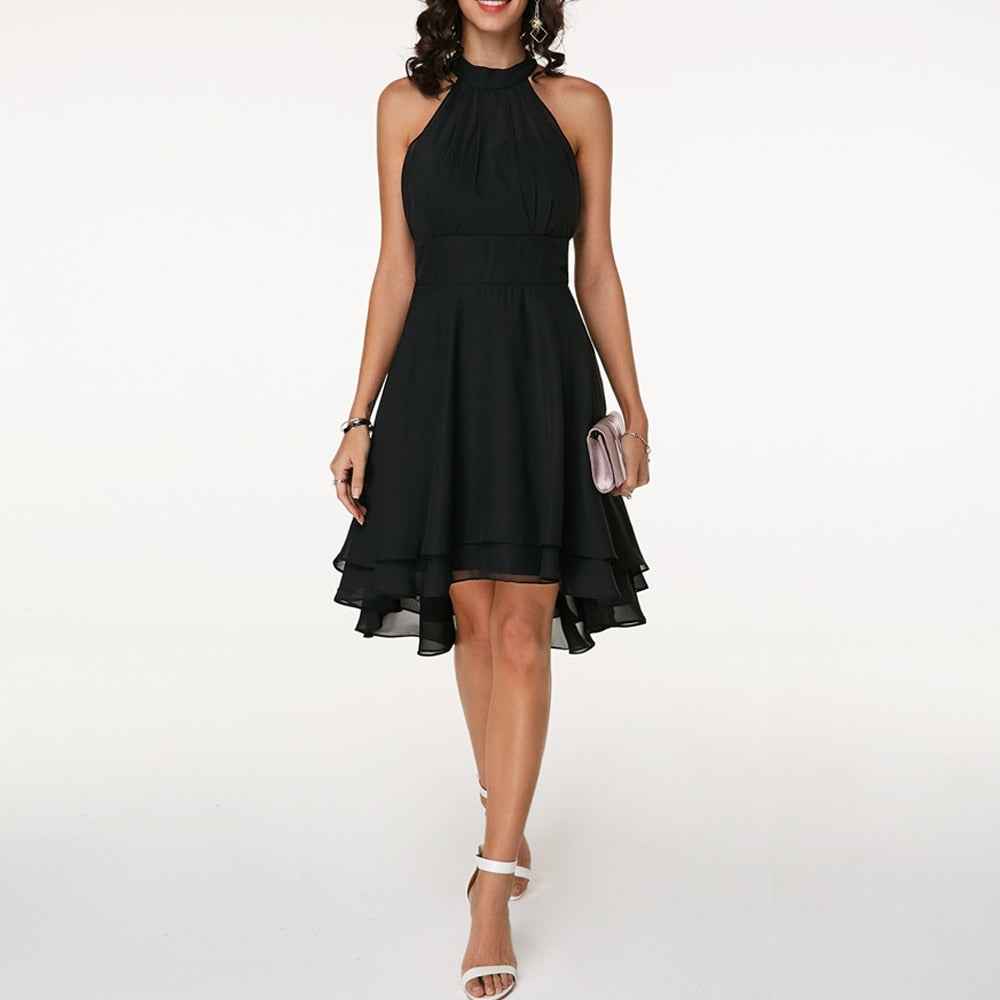 Damen Midikleid mit Plisseefalten