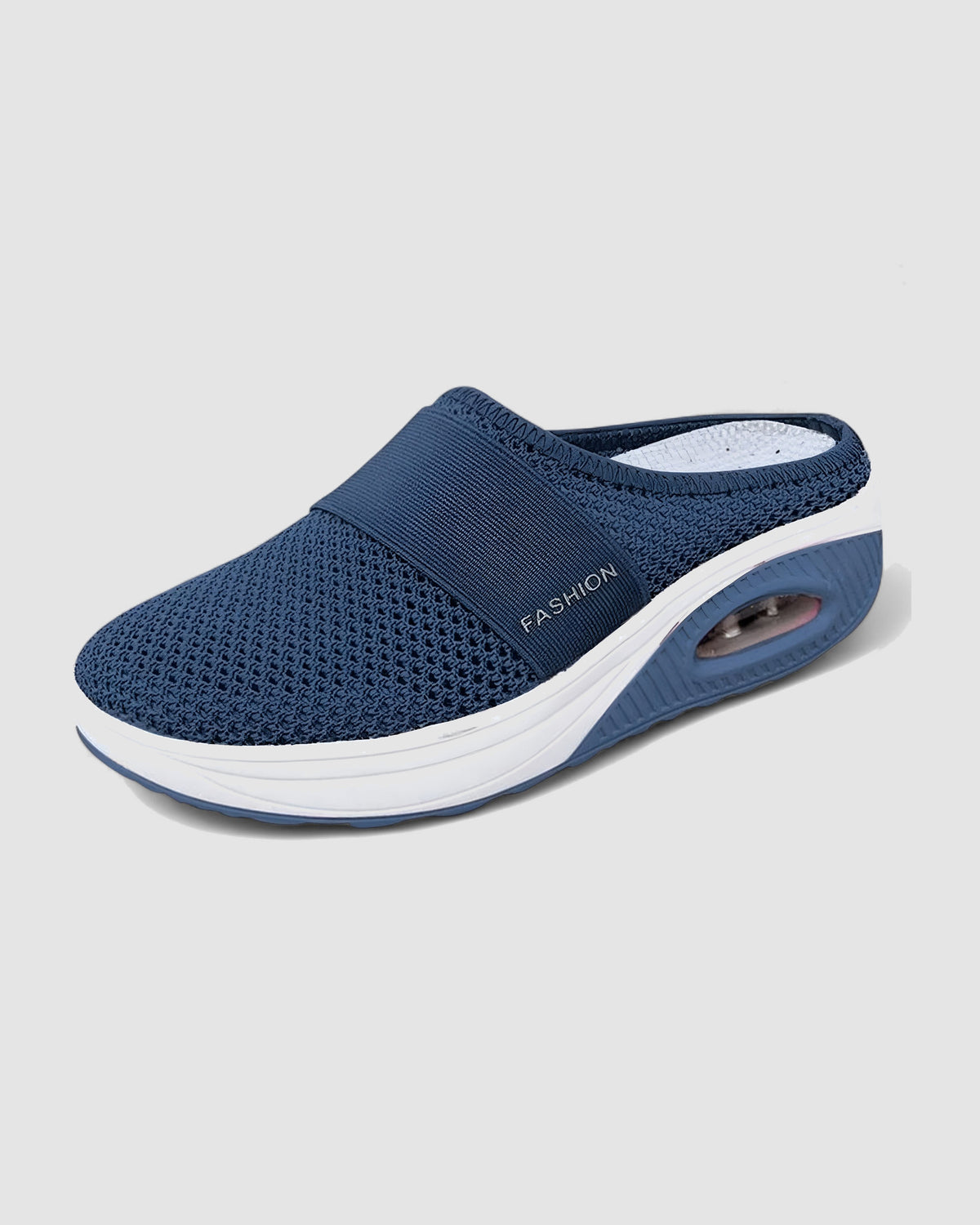 Herren Clogs aus Netzgewebe, Slip-On in Marineblau
