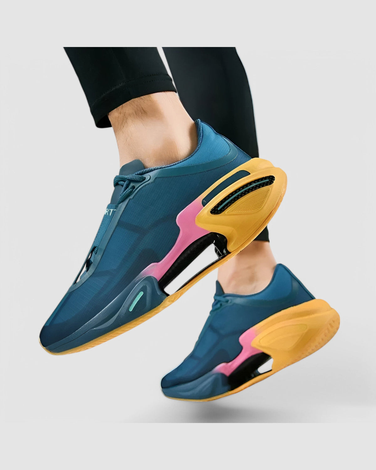 Laufschuhe aus Mesh, gepolstert – Damen und Herren in Blau