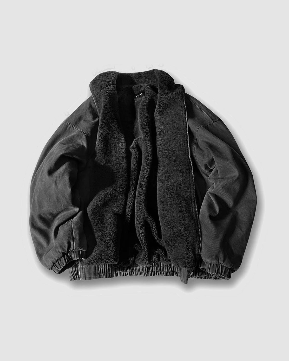 Herren Fleecejacke Polar im Streetwear-Stil, Vintage, Bild 6
