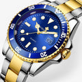 Herren Armbanduhr Edelstahl Wasserdicht