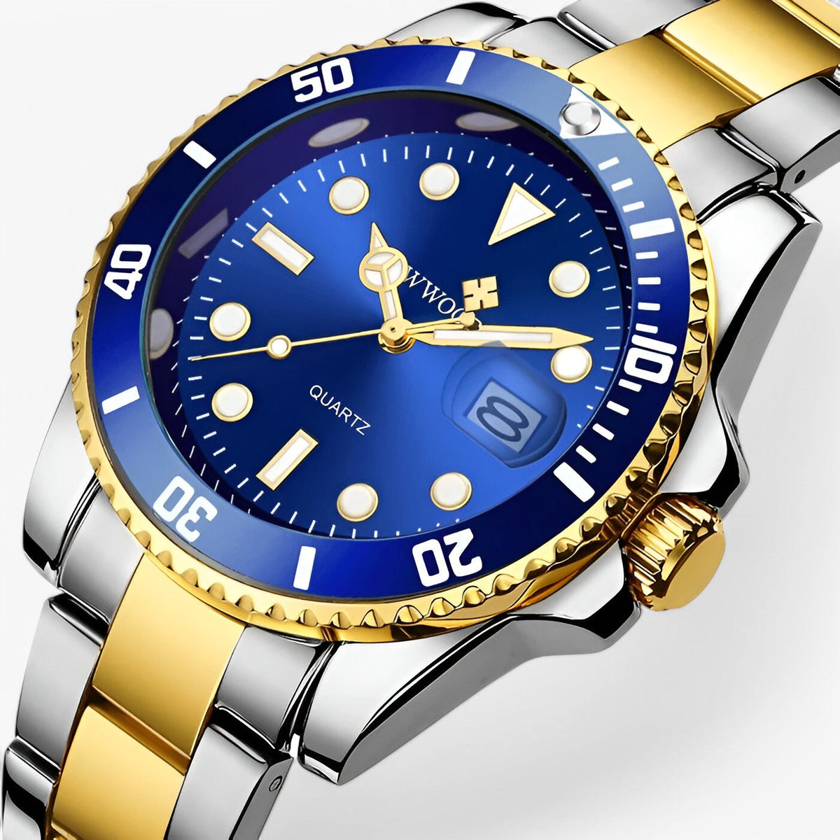Herren Armbanduhr Edelstahl Wasserdicht