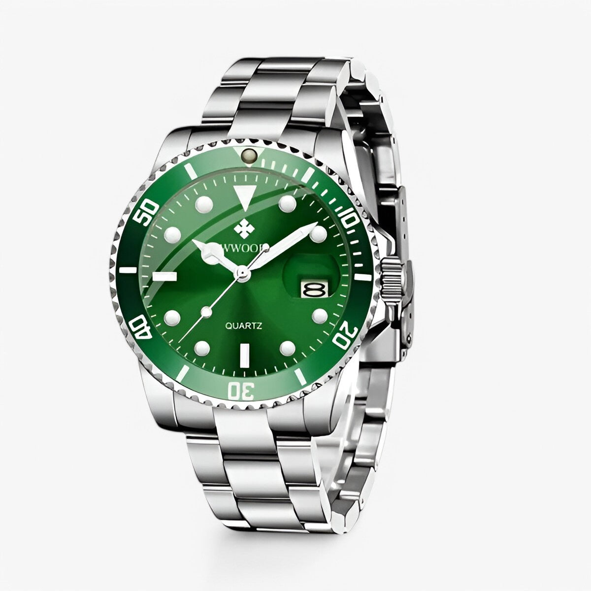 Herren Armbanduhr Edelstahl Wasserdicht