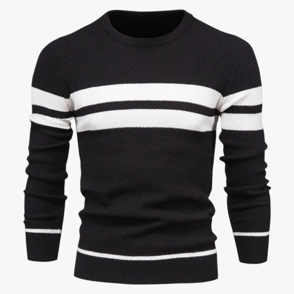 Herren Pullover Gestreift