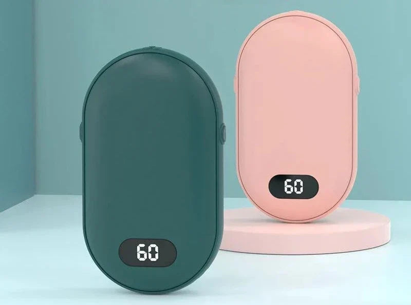 2-in-1 Wiederaufladbare Handwärmer-Powerbank – USB-Taschenwärmer