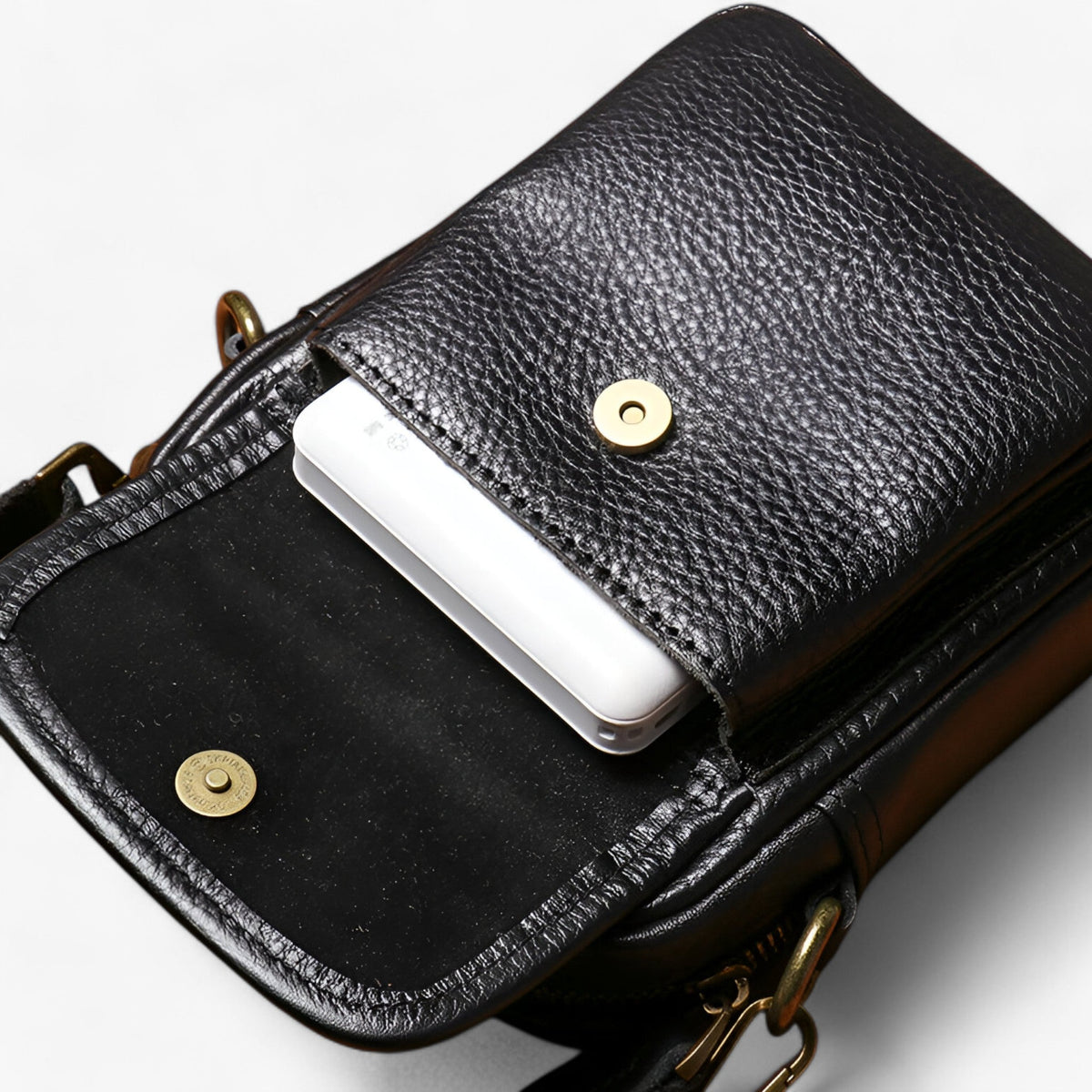Kleine Schwarze Premium Herren Alltagstasche