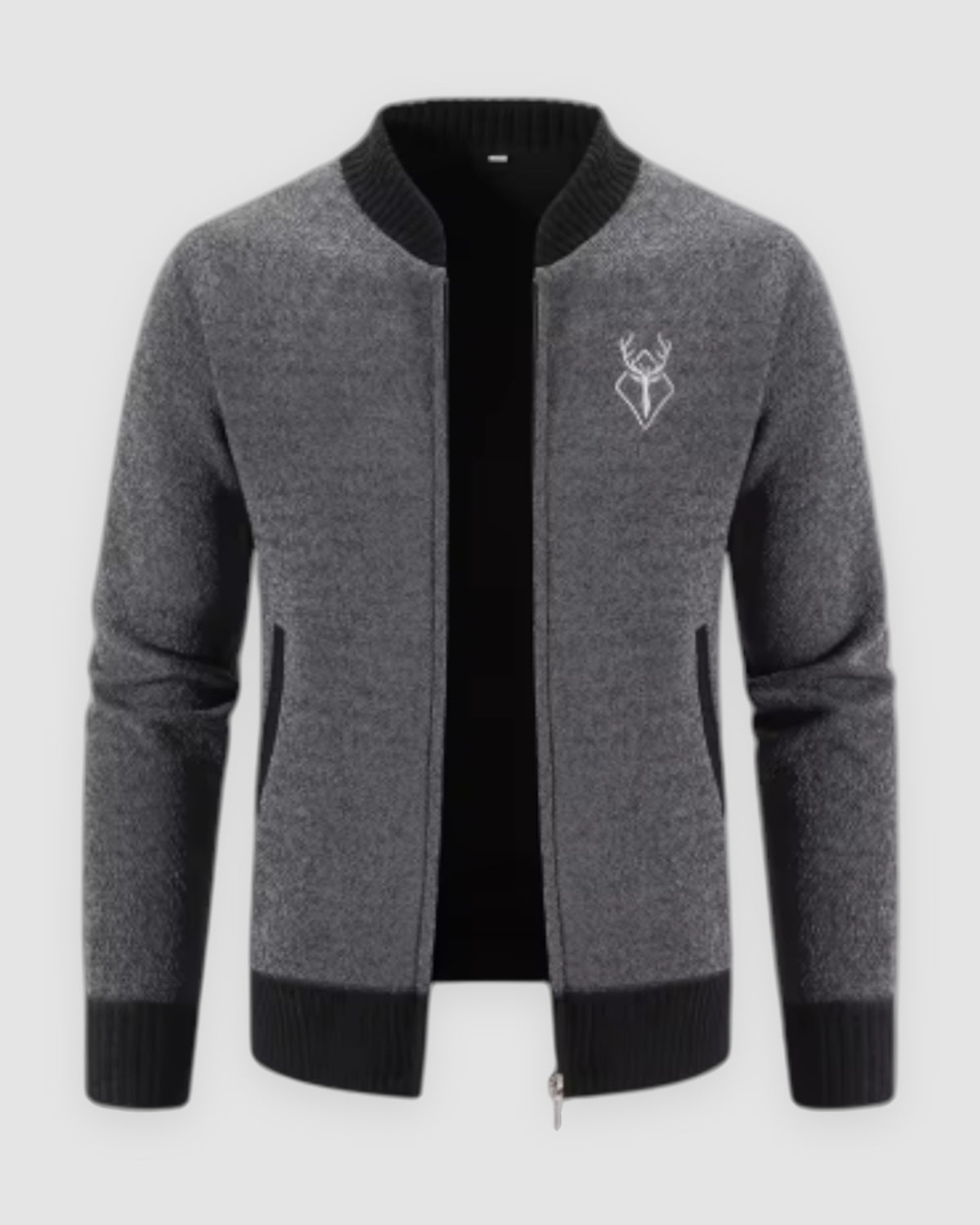 Herren Strickjacke mit Zip aus 100% Merinowolle, Bild 15