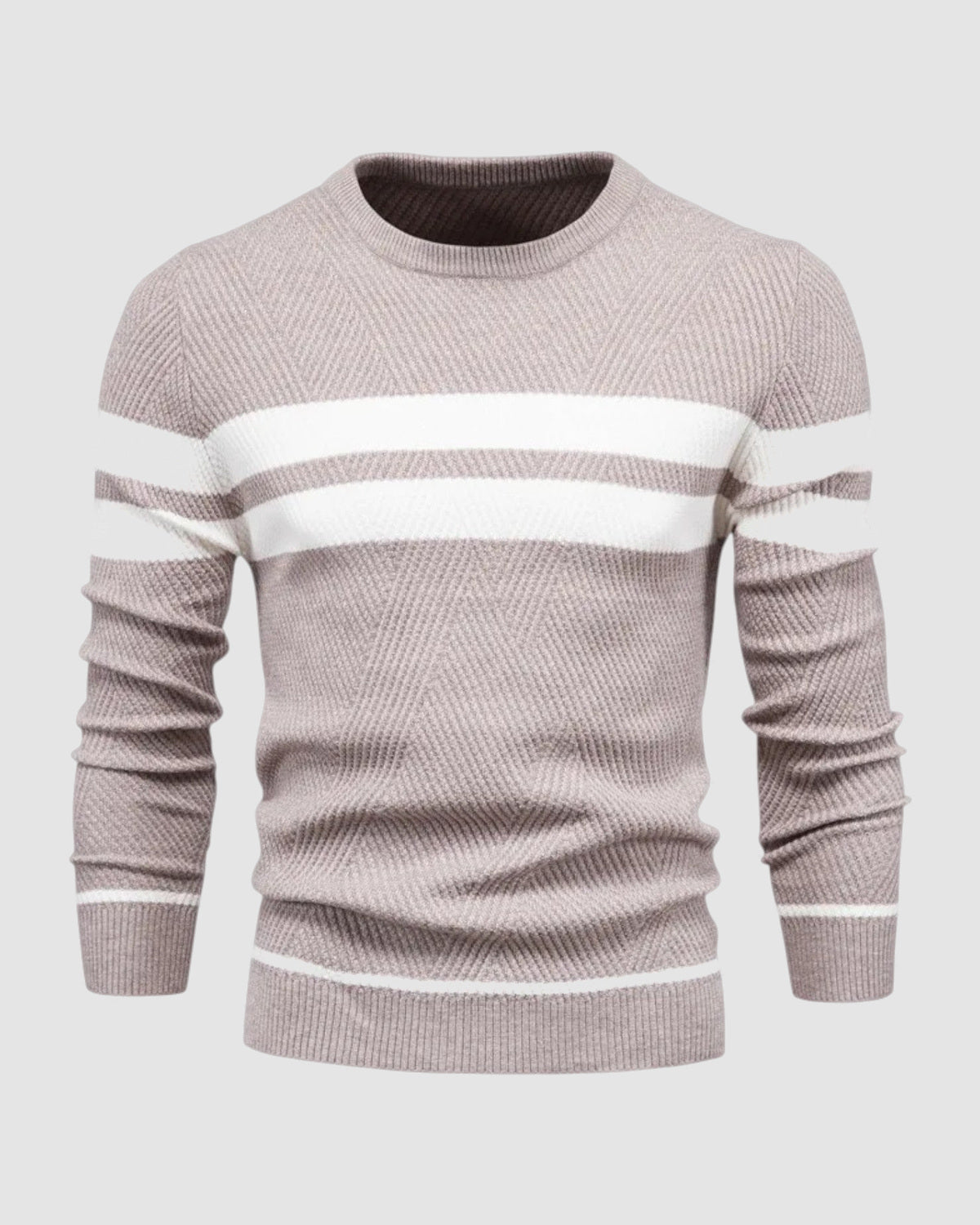 Herren Pullover gestreift, Bild 2