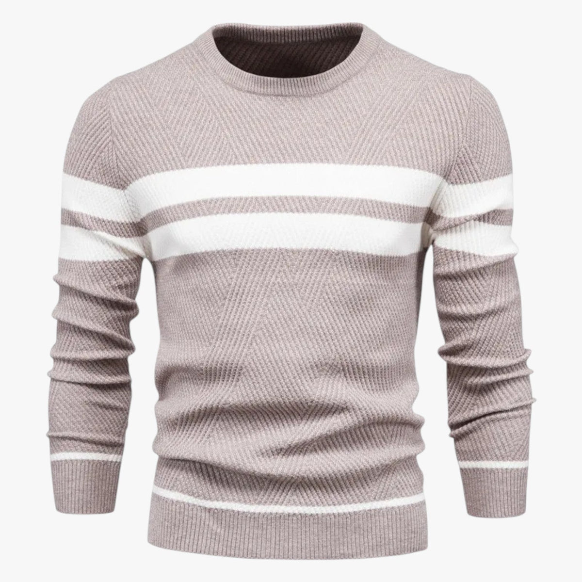 Herren Pullover Gestreift