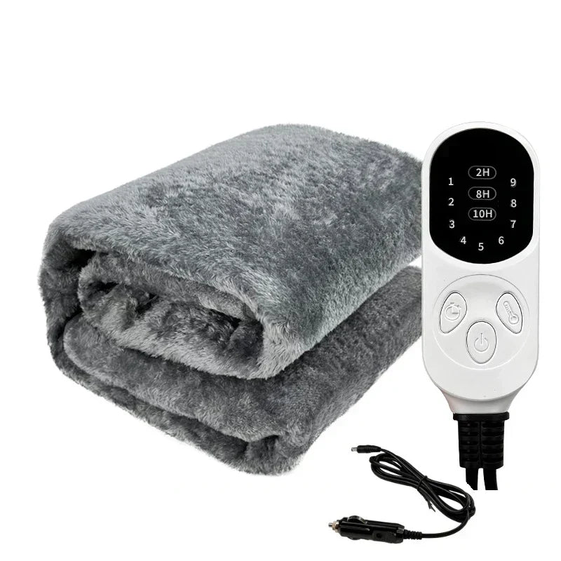 12V Elektrische Auto-Heizdecke – Waschbare Reisedecke
