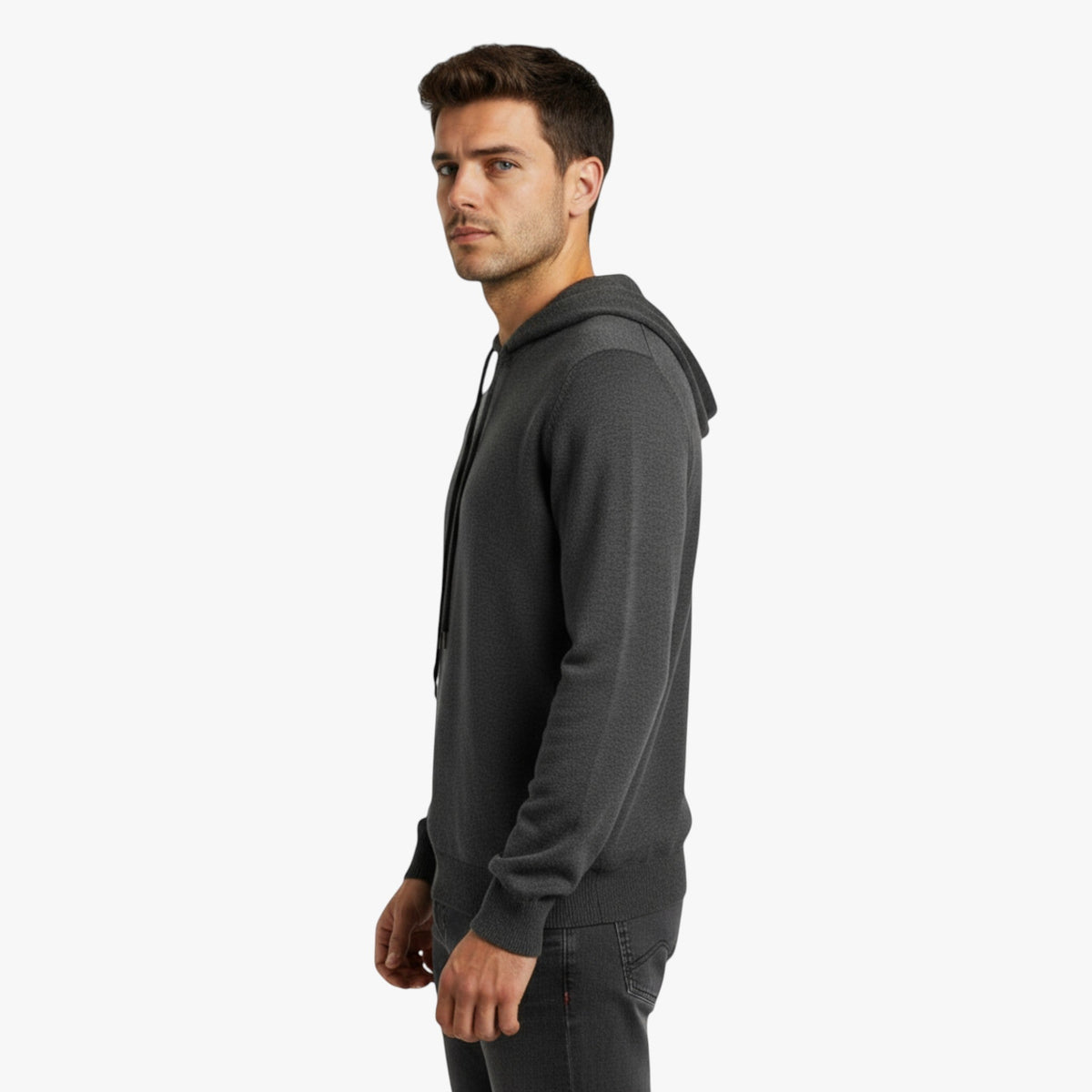 Herren Kapuzenpullover Merinowolle