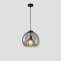 Rauchglas-Pendelleuchte – Mundgeblasenes Glasdesign