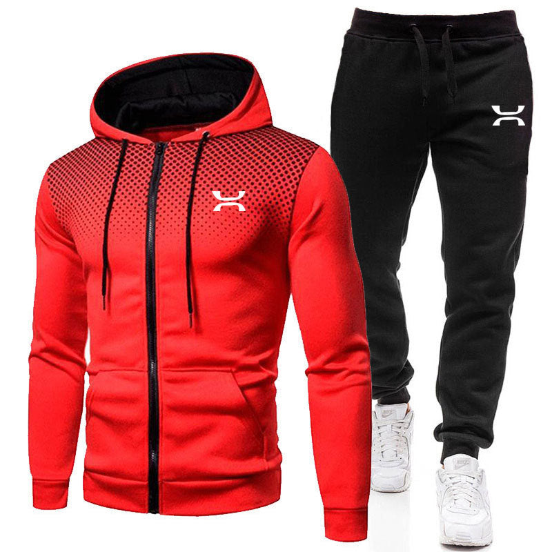 Herren Trainingsanzug Hoodie 2-teilig
