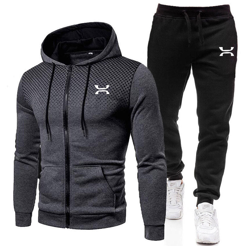 Herren Trainingsanzug Hoodie 2-teilig