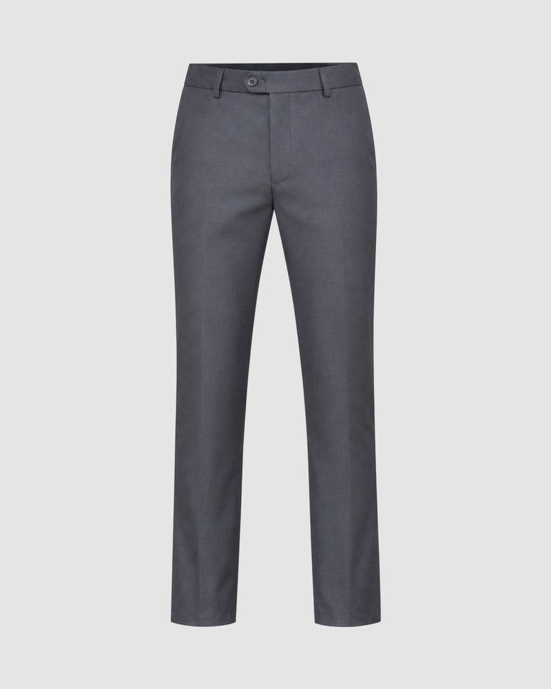 Heren pantalon met moderne pasvorm – grafiet