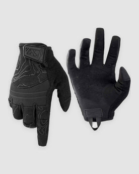 Herren Outdoor-Handschuhe mit Vollfinger in Schwarz