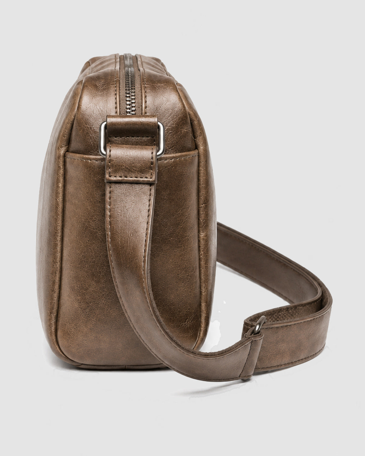 Herren Crossbody-Tasche rechteckig – Braun, Bild 3