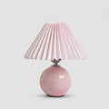 Vintage Heritage Tischlampe – Plissee-Schirm Nachttischlicht