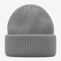 Wintermütze mit Geripptem Strickdesign und Umschlag
