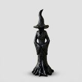 Hexen-Gartenstatue - Handgefertigte Harz-Wächterfigur