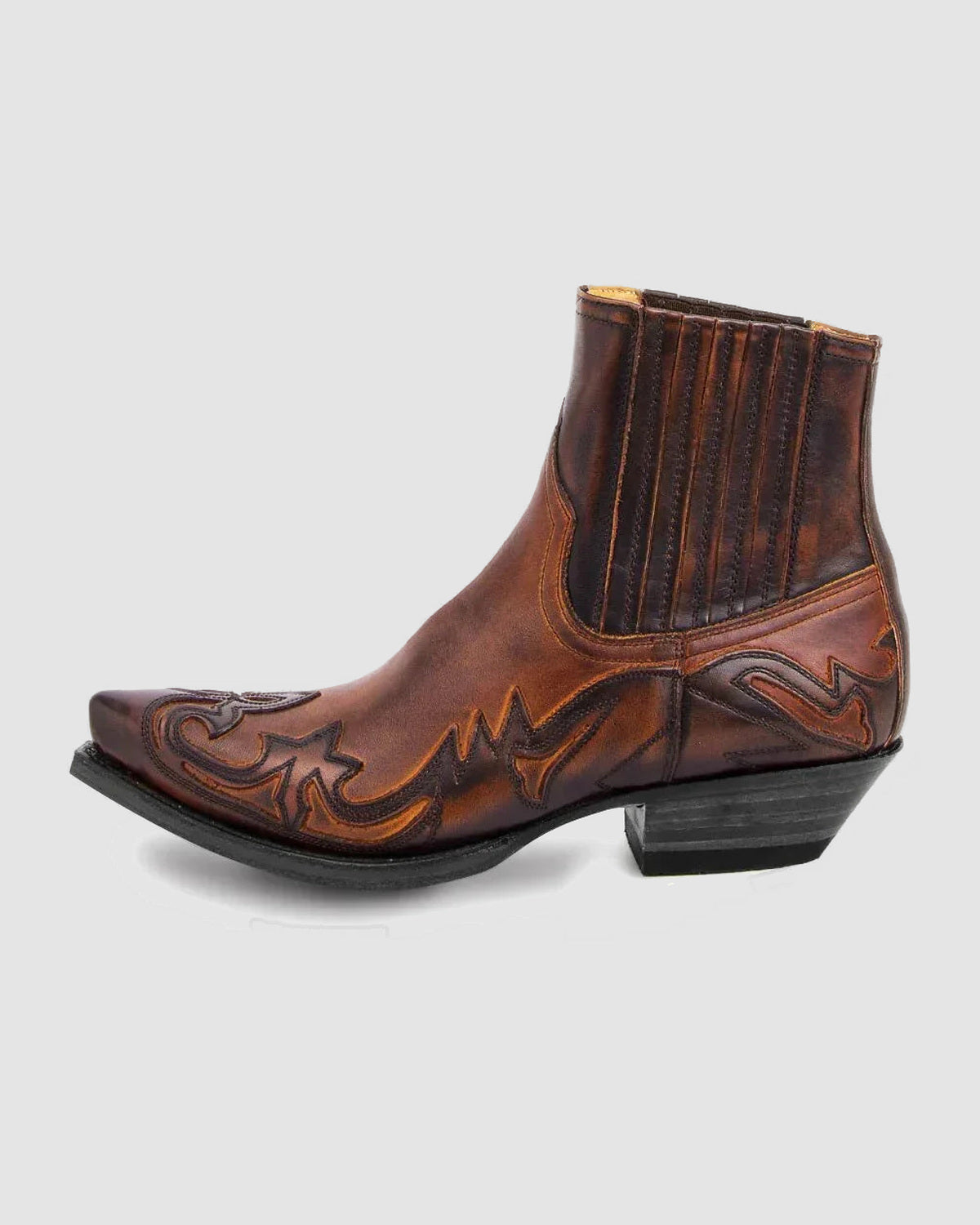 Herren Cowboystiefel aus Echtleder in Braun