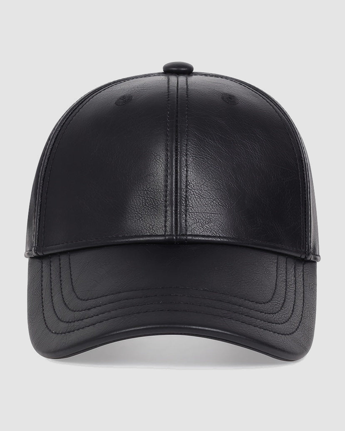 Herren Baseball Cap aus Kunstleder, elegant – Ansicht 4