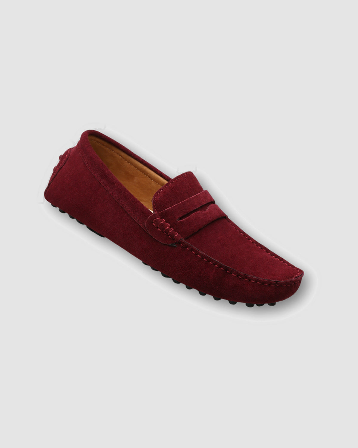 Herren Mokassins aus Wildleder, Penny-Loafer, Bild 1