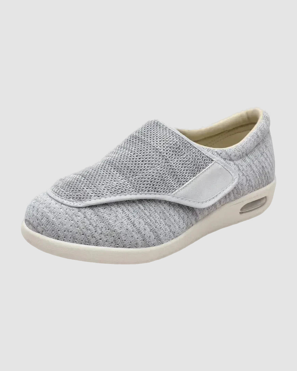 Herren Sneaker ohne Schnürung mit Mesh in Dunkelgrau