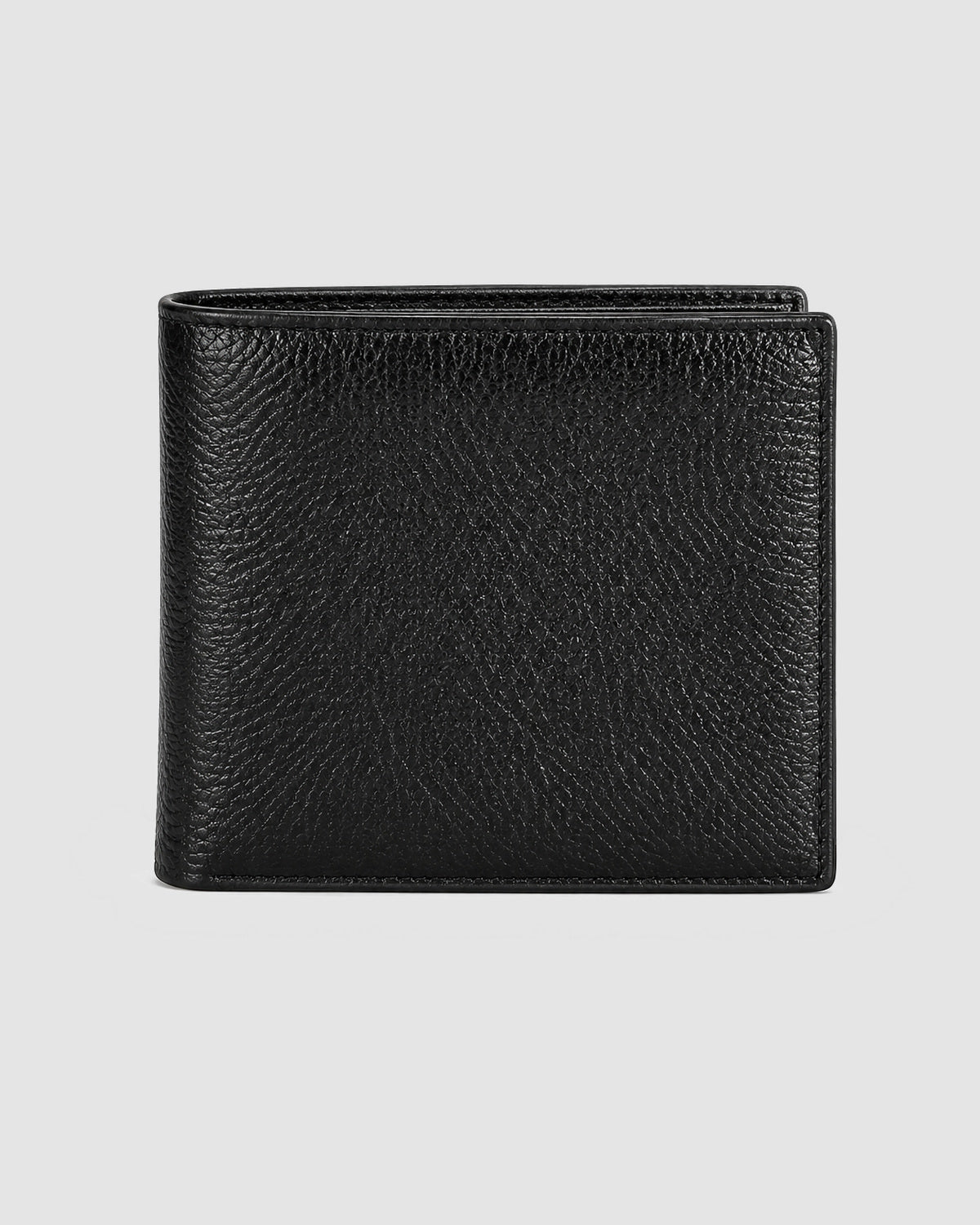Herren Bifold-Geldbörse mit Kartenfächern und Sichtfach – Schwarz, Bild 2