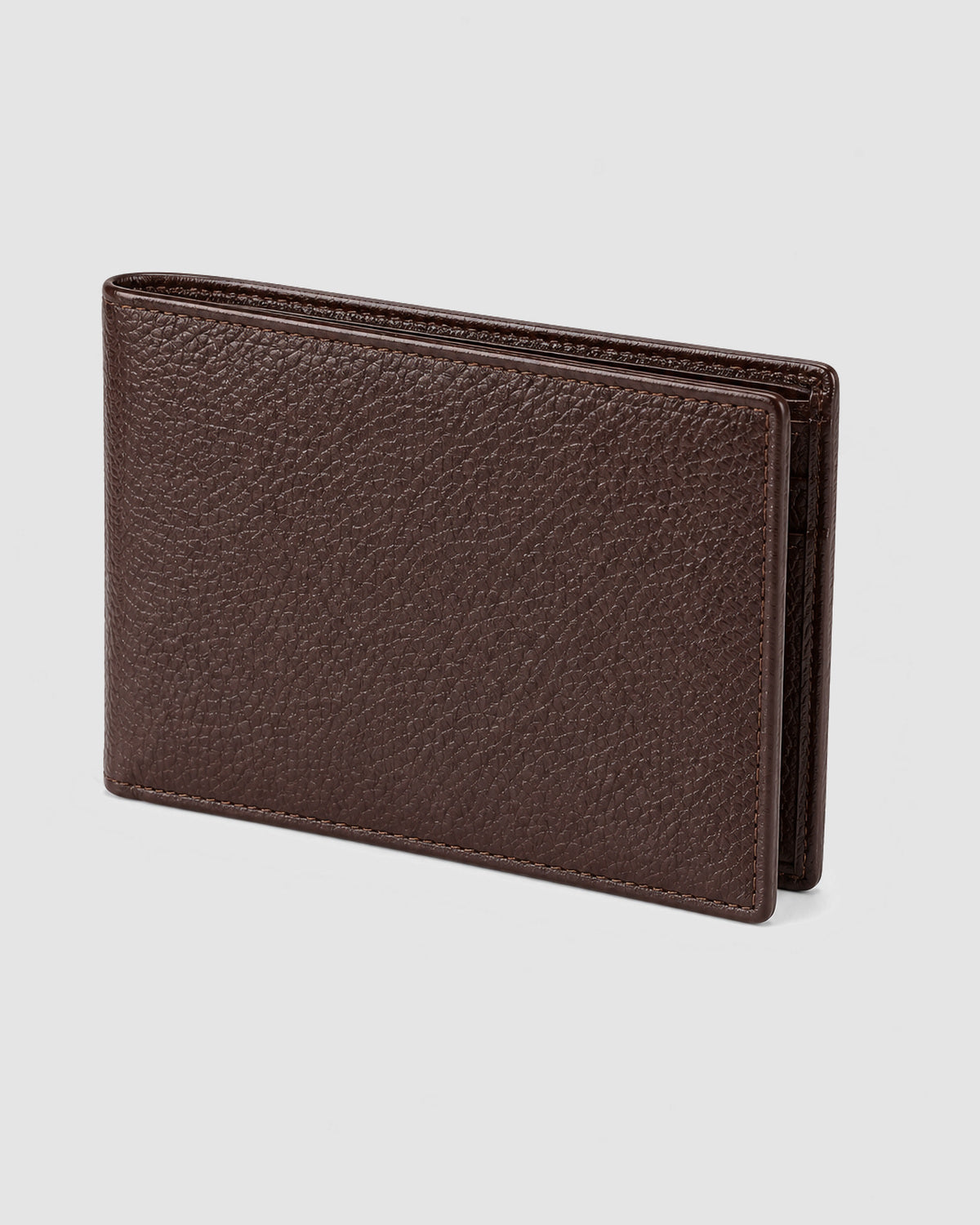 Herren Bifold-Geldbörse mit Kartenfächern und Sichtfach – Braun, Bild 4