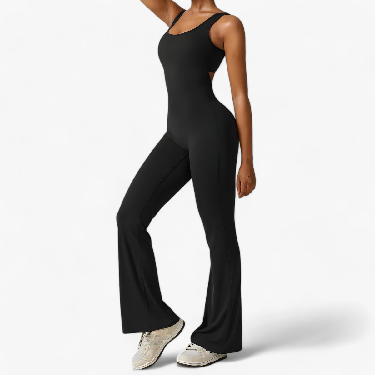 Damen Jumpsuit Komfortabel Ärmellos