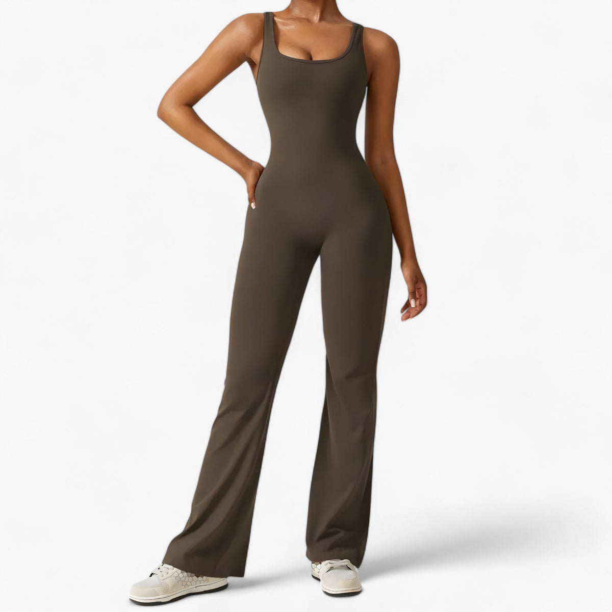 Damen Jumpsuit Komfortabel Ärmellos