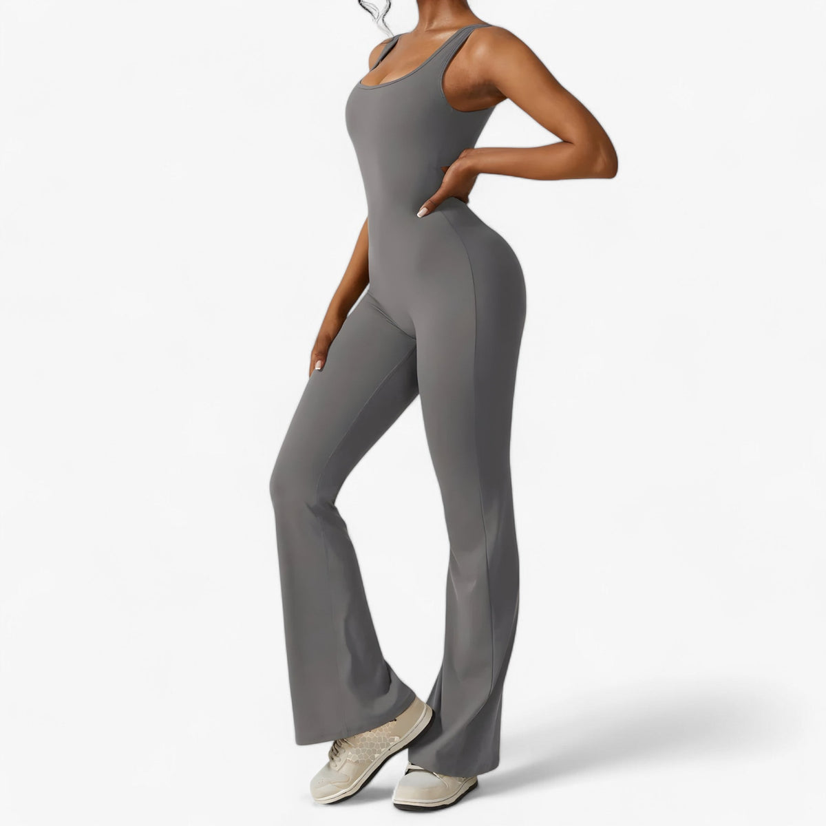 Damen Jumpsuit Komfortabel Ärmellos