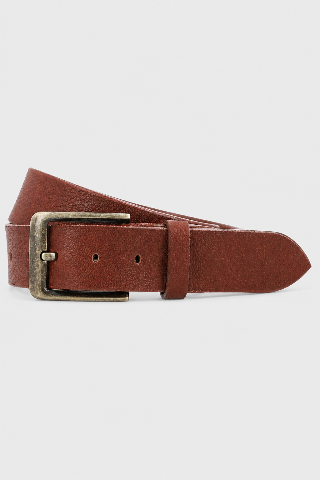 Unisex Ledergürtel dunkelbraun - Robust für jeden Stil