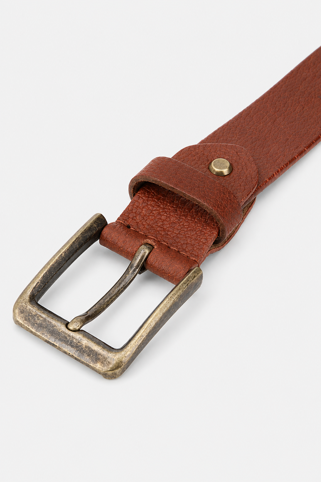 Unisex Ledergürtel dunkelbraun - Robust für jeden Stil