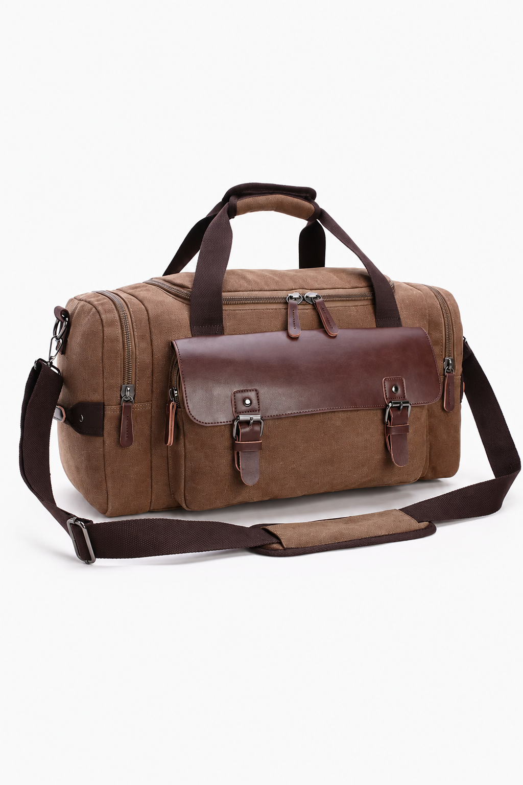 Herren Canvas-Reisetasche mit Schultergurt