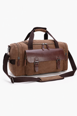 Herren Canvas-Reisetasche mit Schultergurt