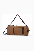 Convertible Canvas-Reisetasche und Rucksack – Braun