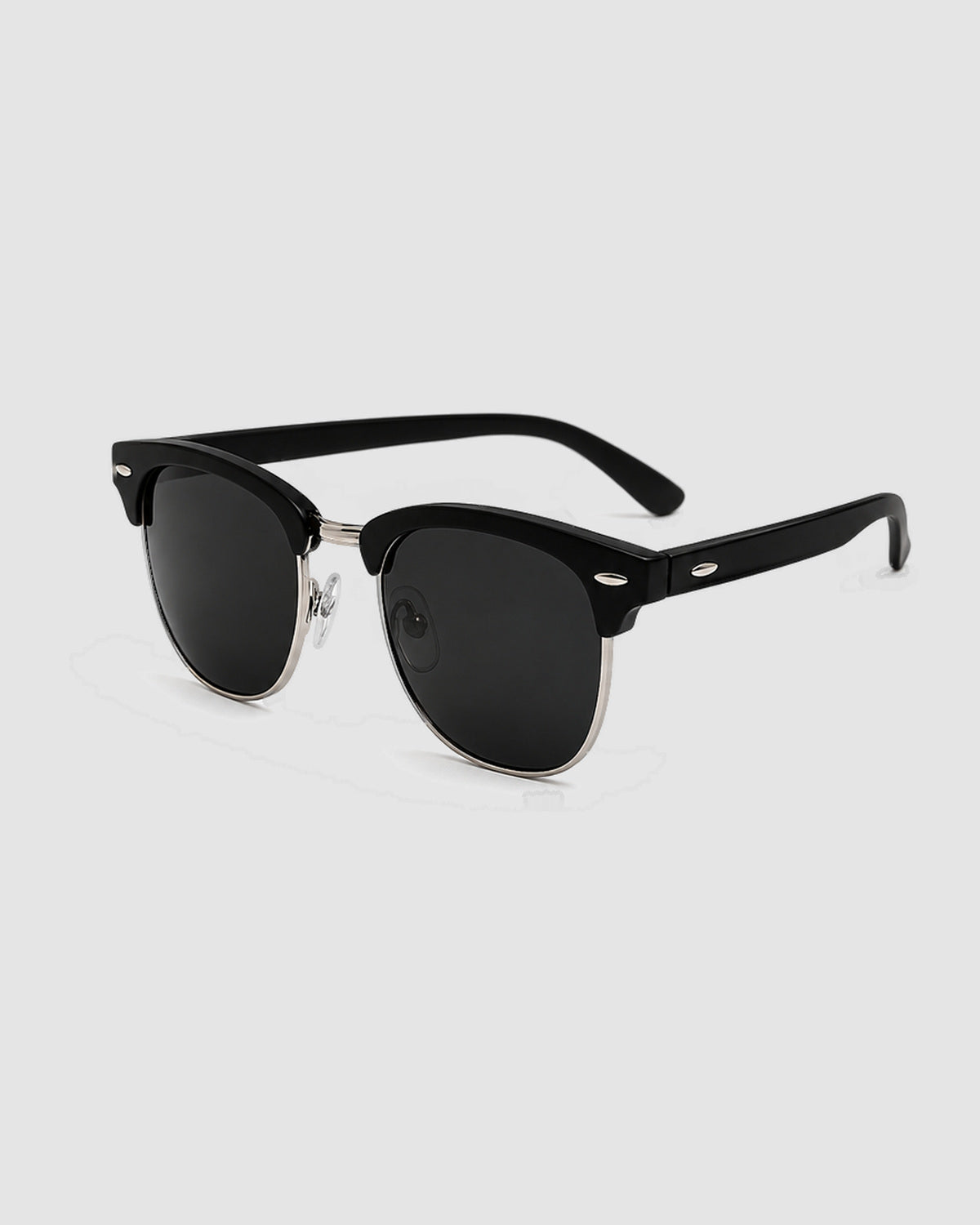 Herren Sonnenbrille mit Halbrand und UV400-Schutz, Bild 1