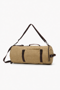 Convertible Canvas-Reisetasche und Rucksack – Khaki