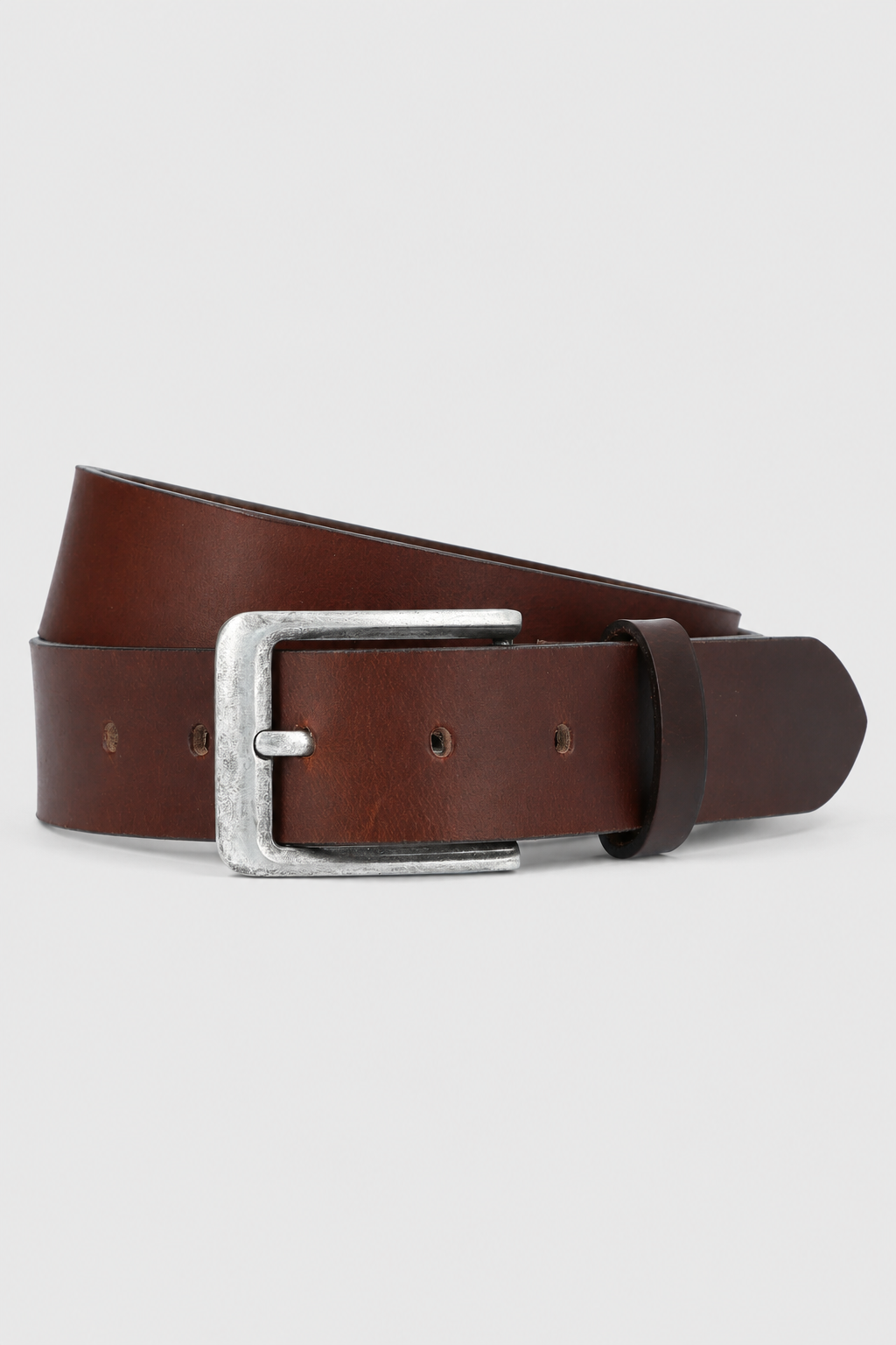 Ledergürtel aus Büffelleder, 3,9 cm, Vintage-Stil, zeitlos