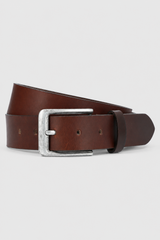 Ledergürtel aus Büffelleder, 3,9 cm, Vintage-Stil, zeitlos