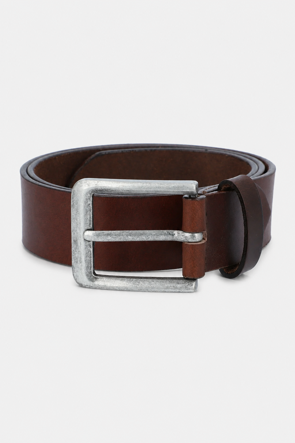 Ledergürtel aus Büffelleder, 3,9 cm, Vintage-Stil, zeitlos