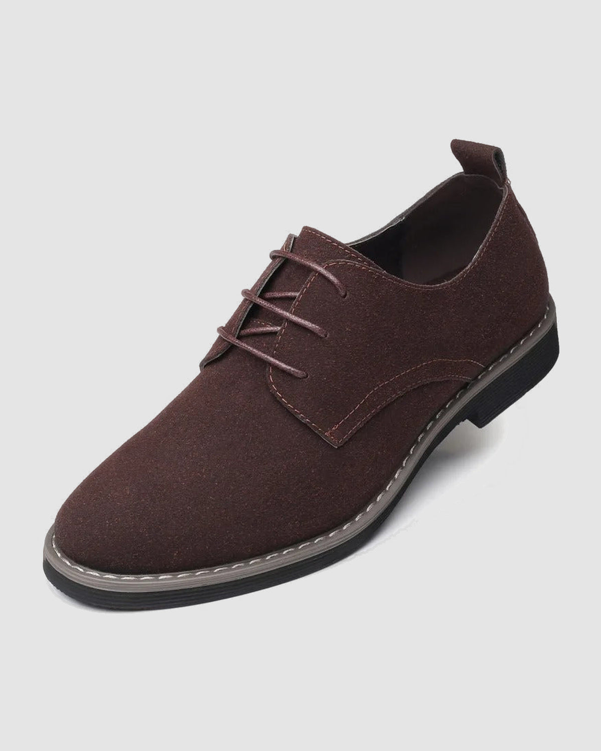 Herren Schnürschuhe casual in Kaffeebraun