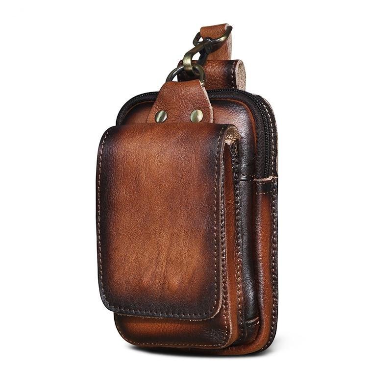Herren Gürteltasche Echtleder