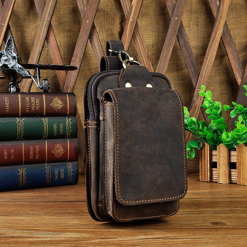 Herren Gürteltasche Echtleder