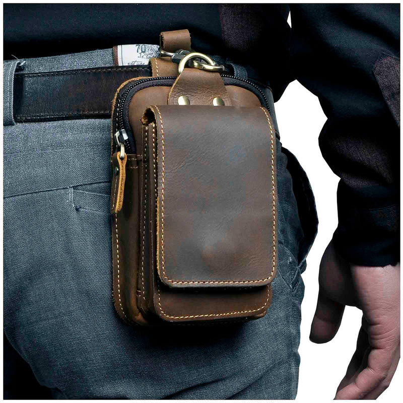 Herren Gürteltasche Echtleder
